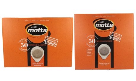 200 cialde di caffè espresso con 200 palette, 200 bustine di zucchero e 200 bicchierini di plastica opzionali