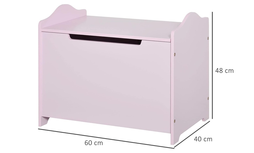 Image 11: Toy Box with Large Storage Space