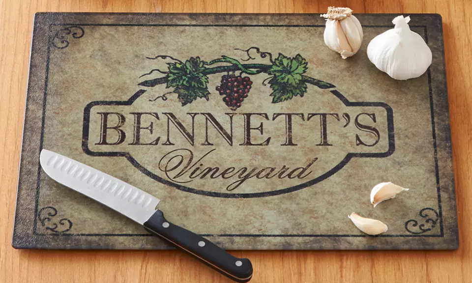 One, Two, or Three Personalized Glass Cutting Boards from Personal Creations (Up to 57% Off) - Second Medium
