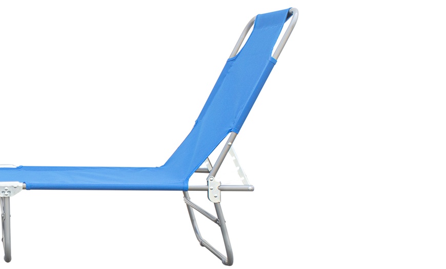 Image 7: Chaise longue pliable pour extérieur