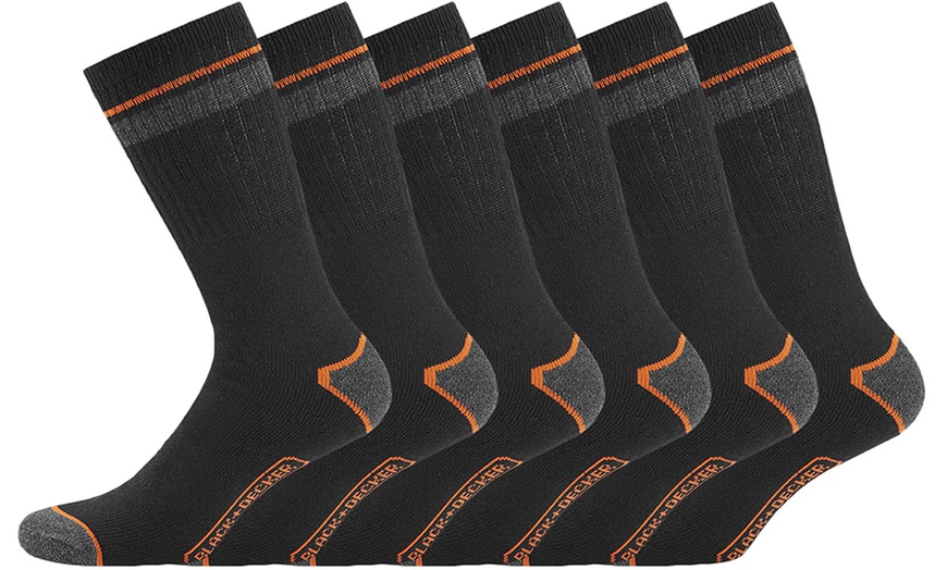 Image 5: Lot de 6 paires de chaussettes de travail BLACK+DECKER