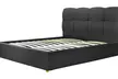 Lit coffre "Jumbo" XXL en tissu, matelas "Grand View" 32cm en option, Sampur, livraison gratuite - Second Medium