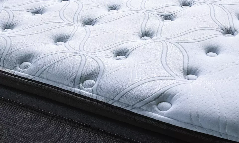 Closeout: Sealy Posturepedic Cushion Firm or Plush Pillowtop Mattress Set. Free White Glove Delivery. 10-Year Warranty. - Second Medium