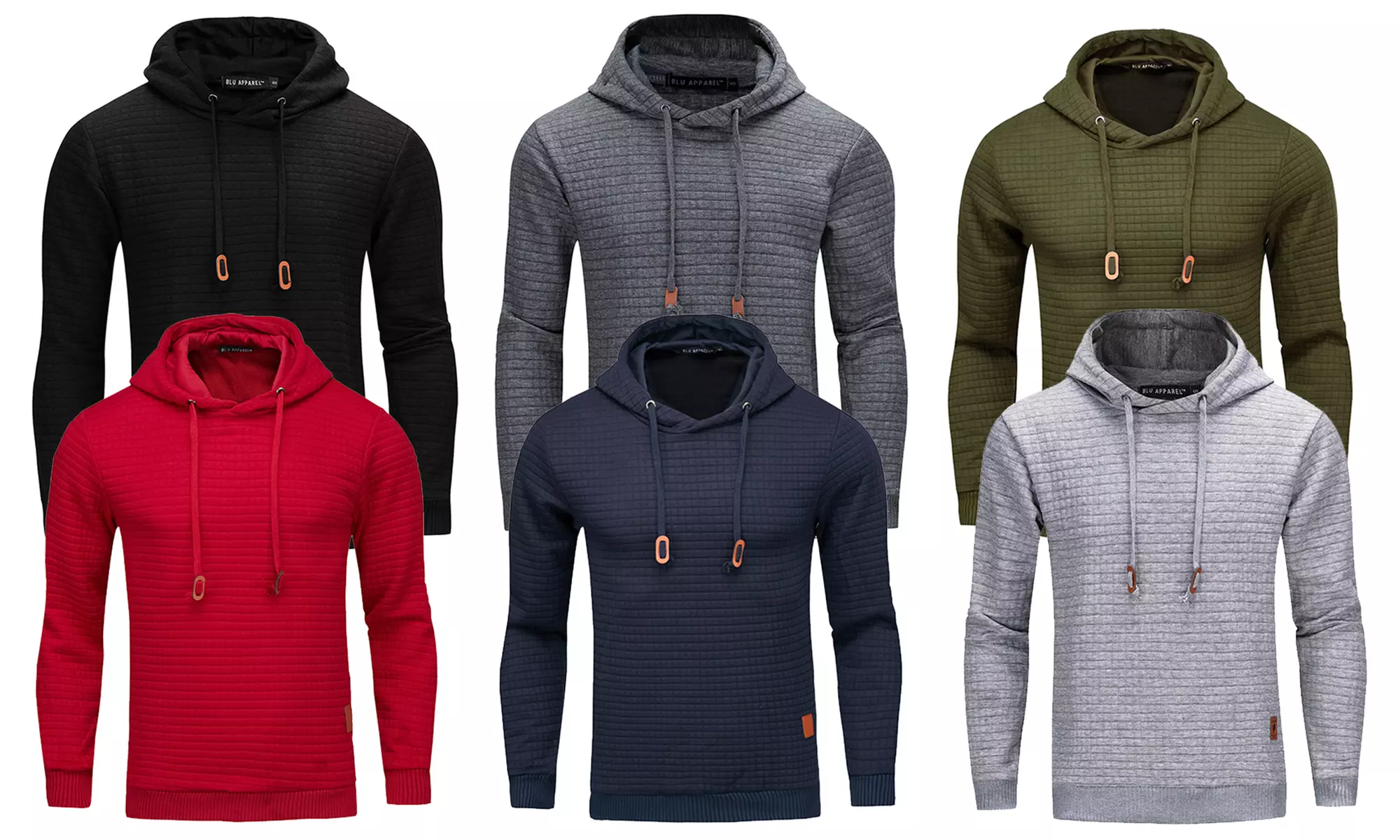 Sweat à capuche Blu Apparel pour homme ; plusieurs coloris disponibles - Primary Image