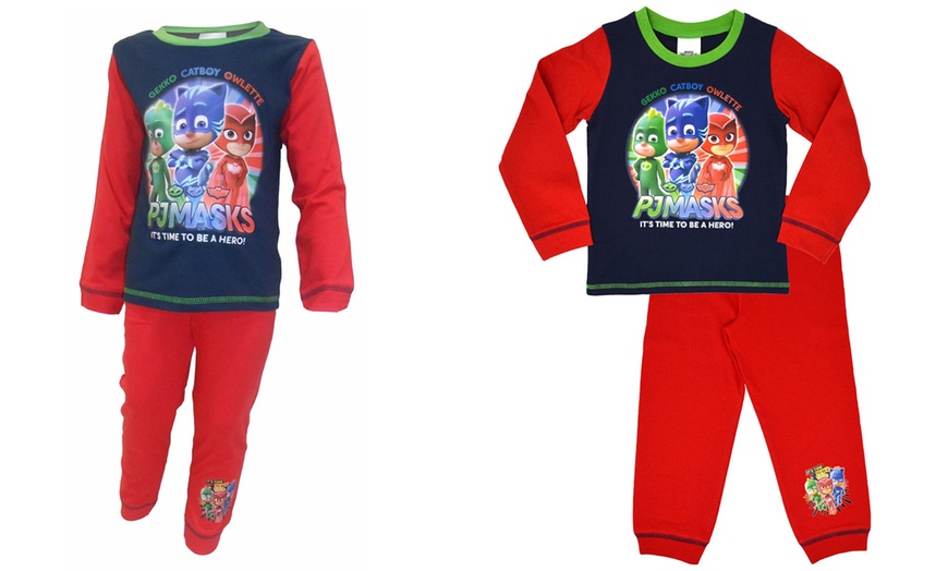 Image 2: Children's PJ Masks Pyjama Set