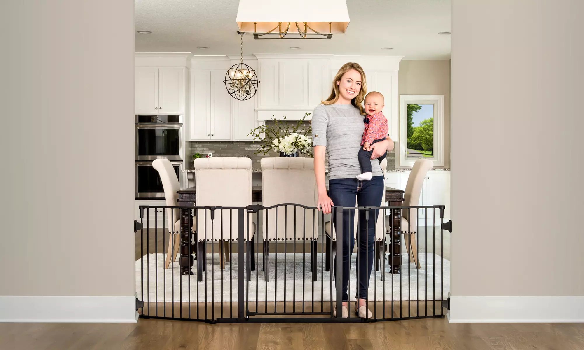 Home Decor Super Wide Baby Gate - Primary Image