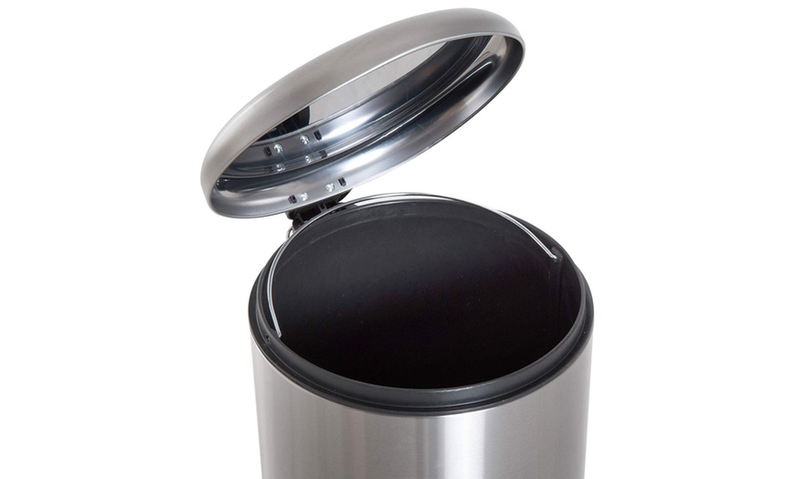 Image 4: HOMCOM Foot Pedal Kitchen Bin