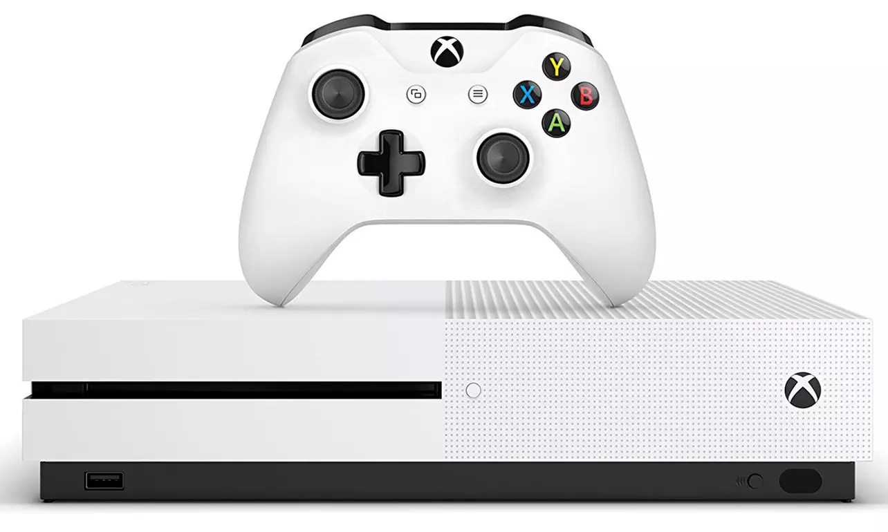 Xbox One S 1TB Game Console with Optional "NBA 2K19" and "Red Dead Redemption 2" - Primary Image