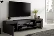 Mueble TV avec cheminée électrique ou espace de rangement avec coloris au choix, livraison offerte - Second Medium