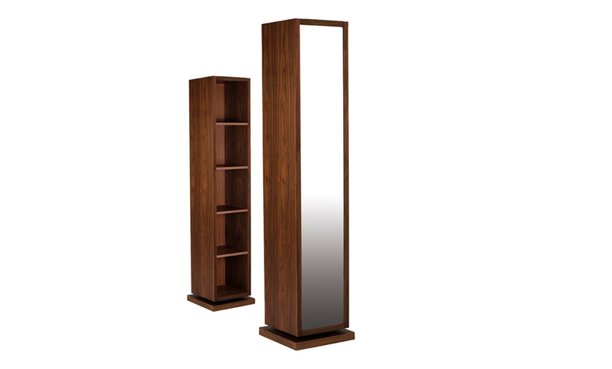 Image 5: Rotating Mirrored Cabinet 