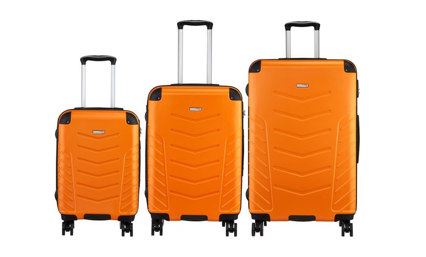 Image 13: Set of Three Luggage Suitcases