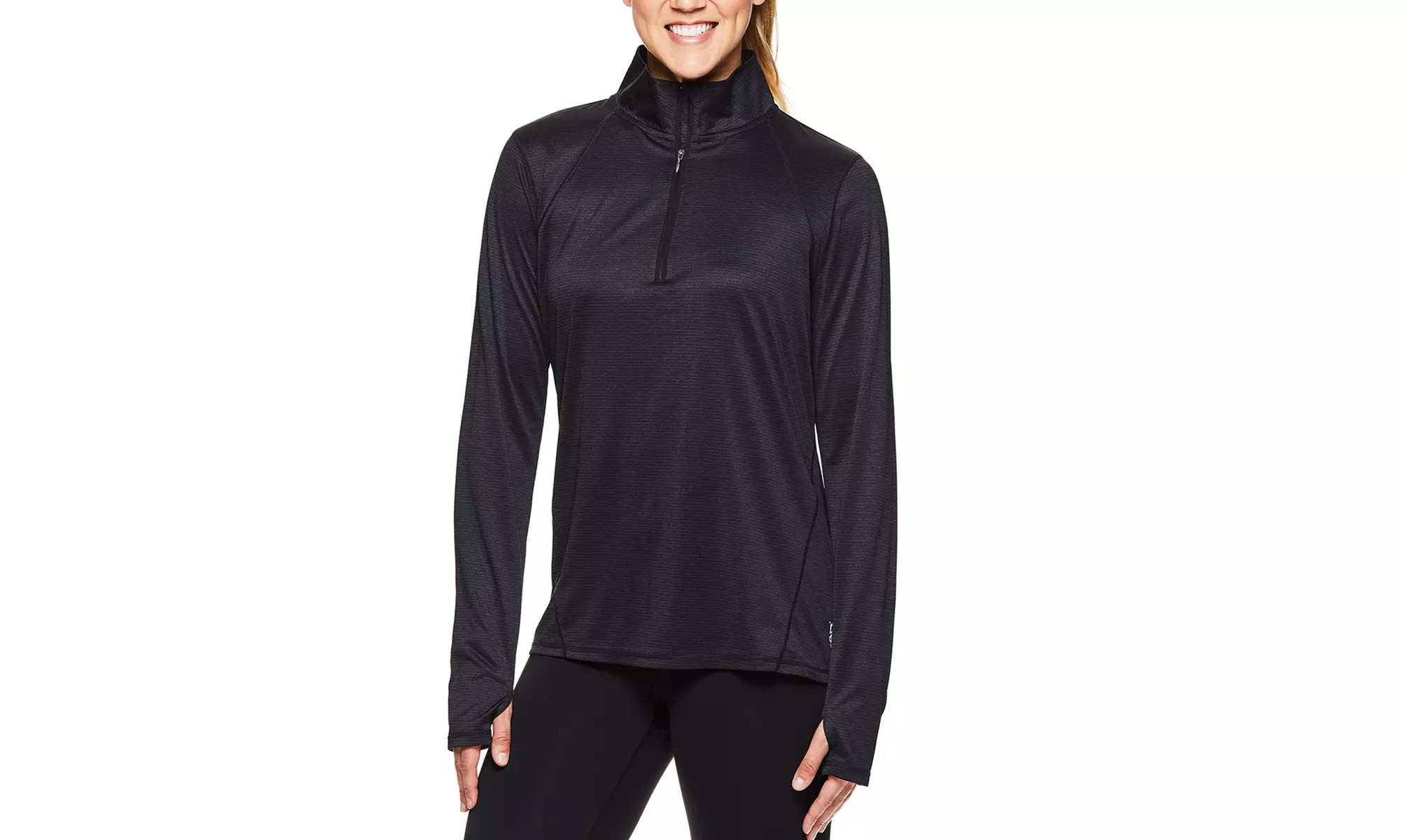 HEAD Women's Active Marled 1/2-Zip Sweatshirt (Size S) - Image 4