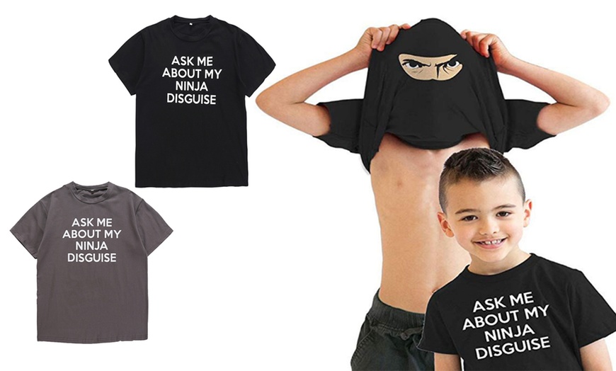 Image 1: Ninja Disguise Funny T-Shirt