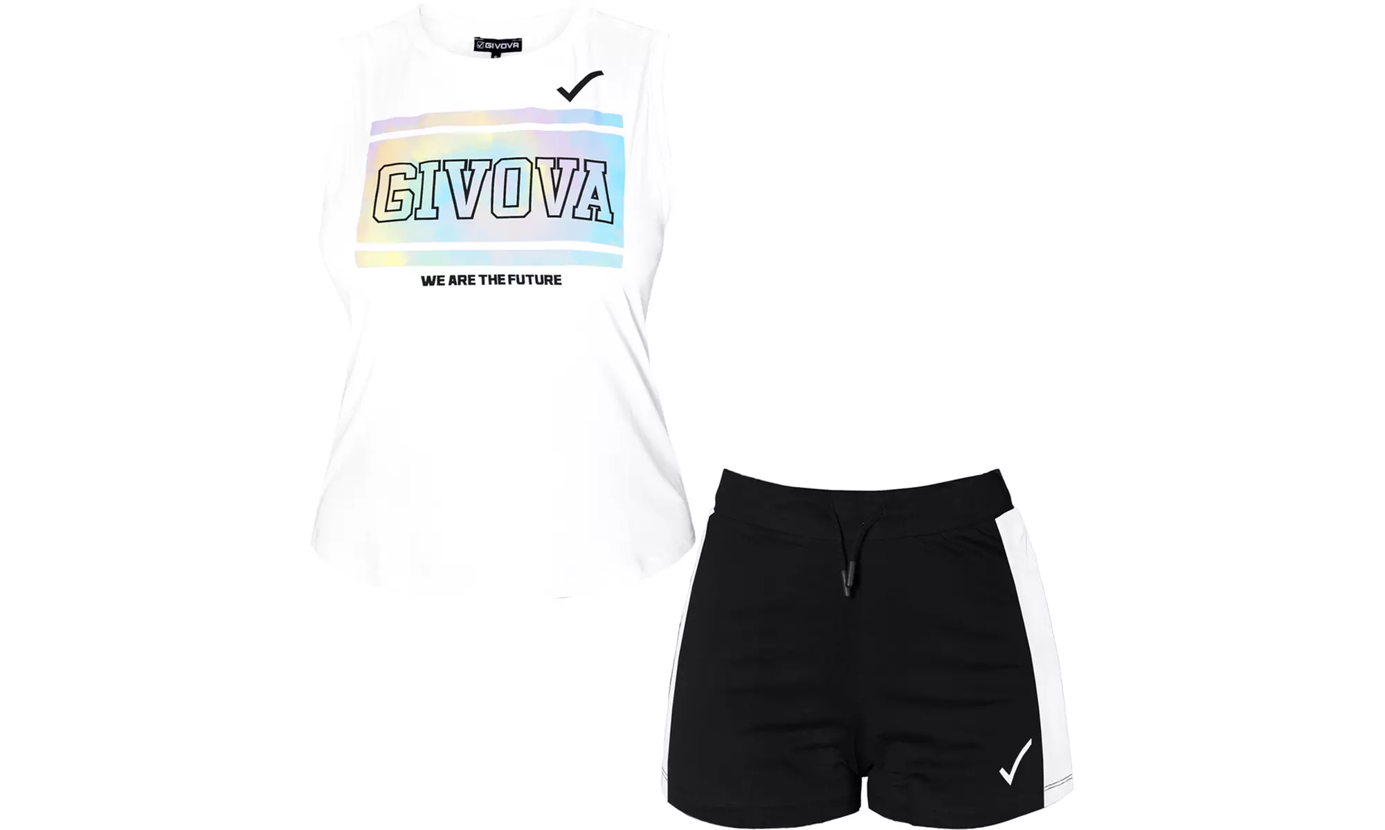 Completo sportivo da donna Givova in 100% cotone