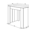 Image 37: Extendable Console Table for 6 people and up to 14 people
