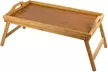 One or Two Bamboo Trays with Folding Legs - Image 4