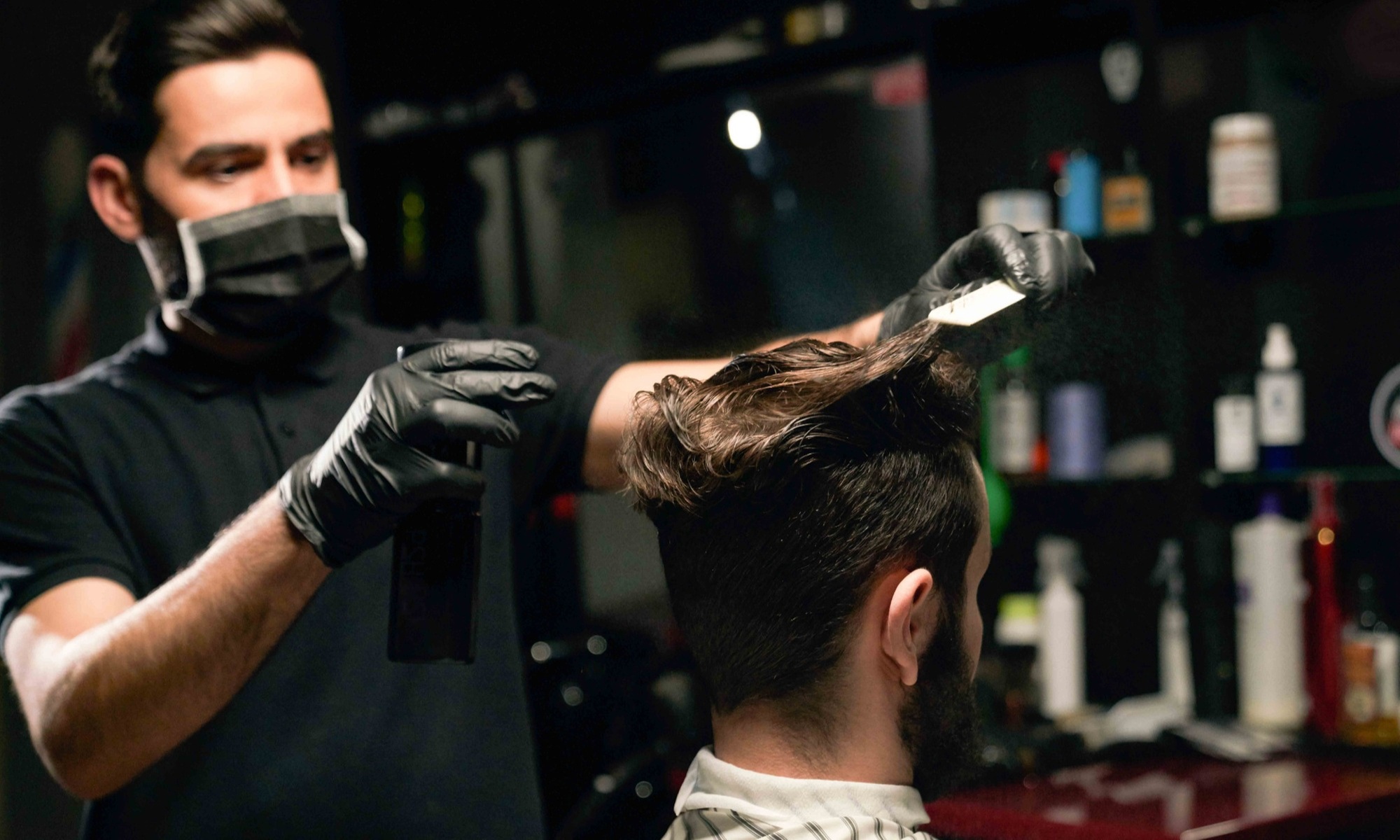 Salon - Hair Straightening Treatment at Top Touch Men Salon & spa