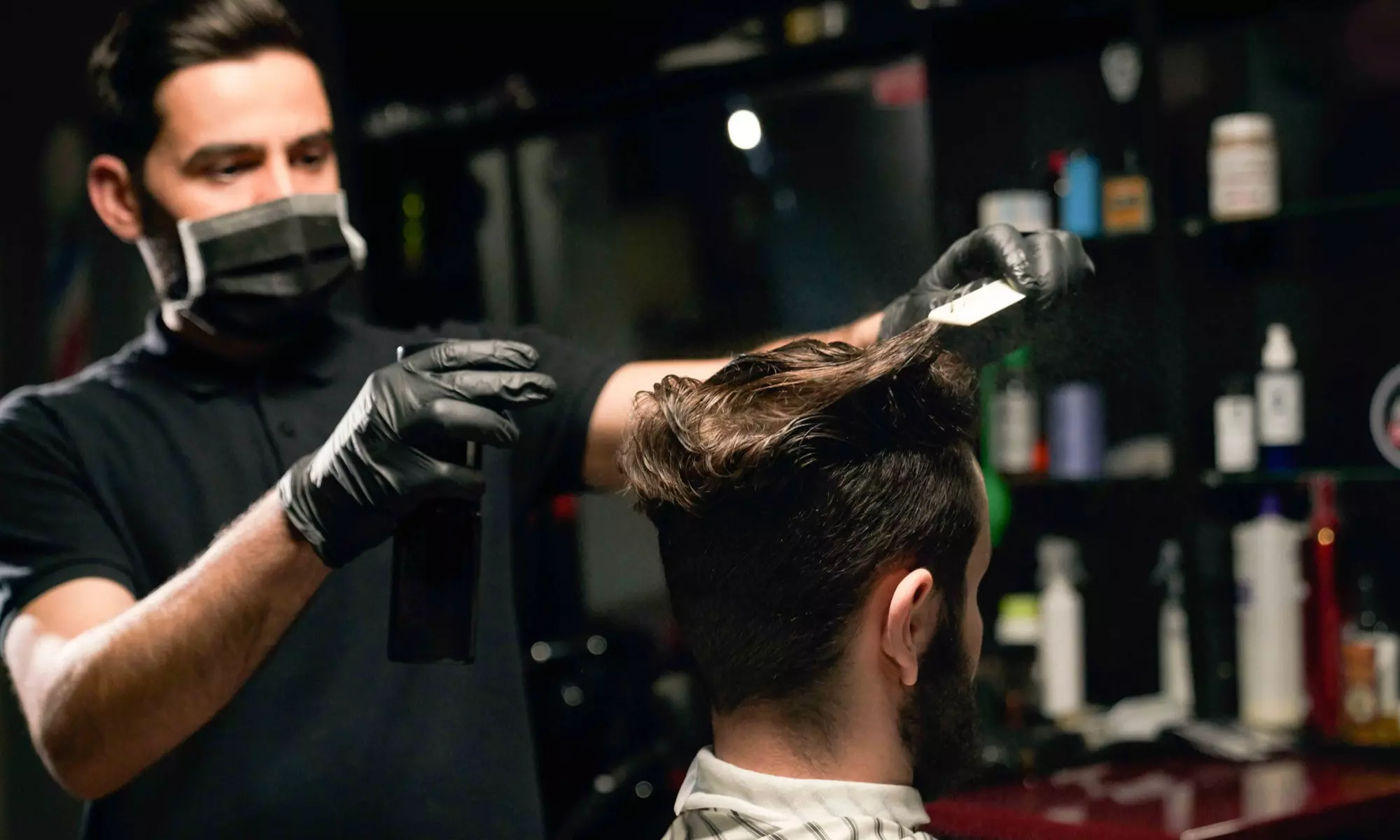 Salon - Hair Straightening Treatment at Top Touch Men Salon & spa