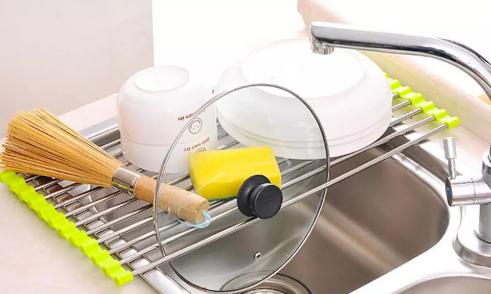 One or Two Foldable Draining Racks in Choice of Colour - Primary Image