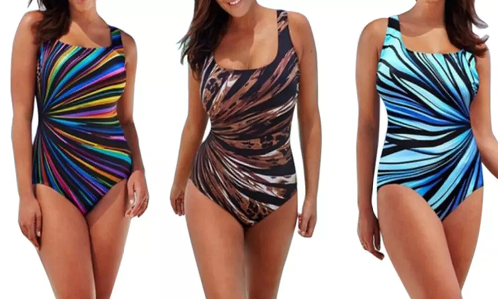 Maillot de bain 1 pièce à dos nu, plusieurs tailles disponibles - Primary Image
