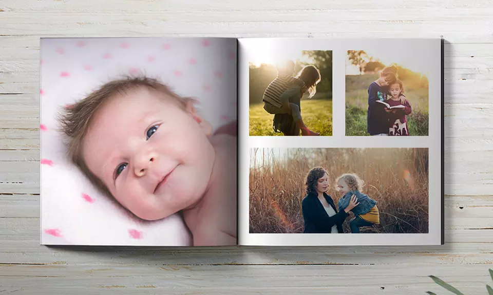 One, Two, or Three 8"x8" 24- or 40-Page Hard Cover Photo Books at Picture.com (Up to 87% Off) - Primary Image