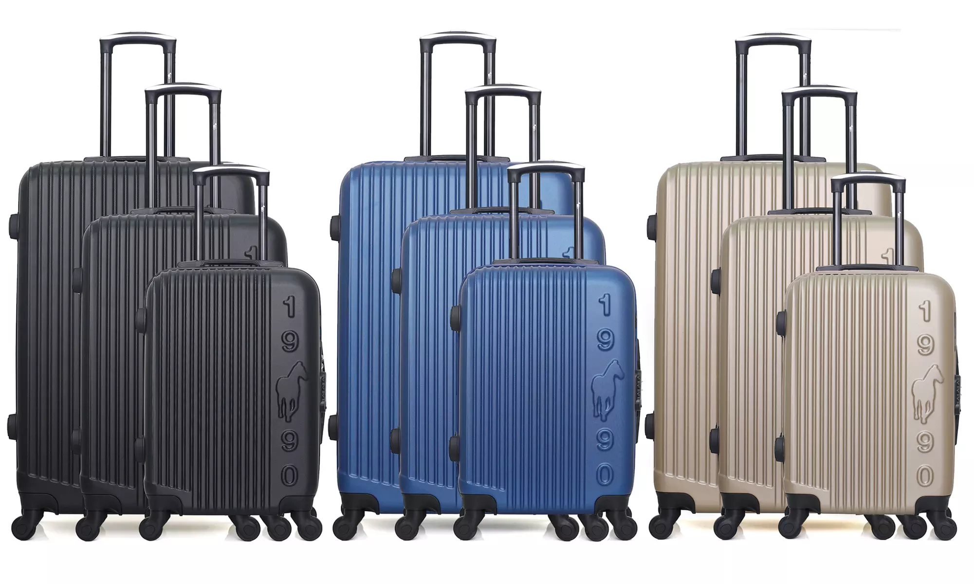 Set di 3 trolley Liam Gentleman Farmer, disponibili in vari colori, con spedizione gratuita - Primary Image