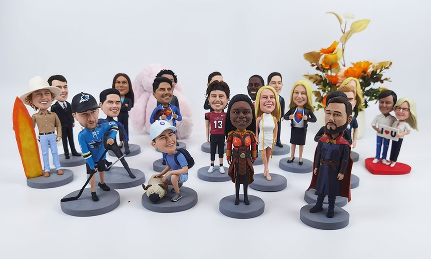 Image 9: Small Figures, Big Smiles: Standard or Fully Customized Bobbleheads