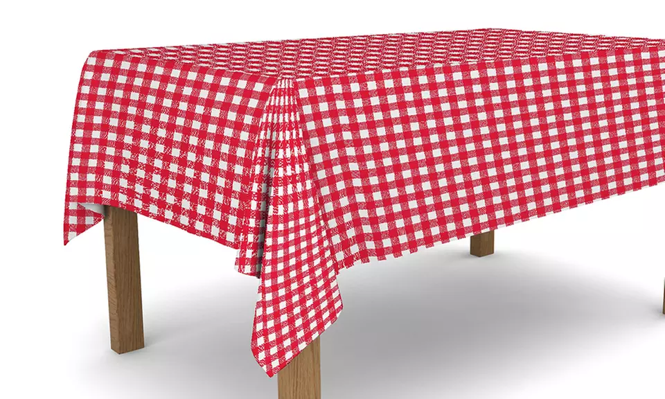 Tischdecke aus gewachstem PVC