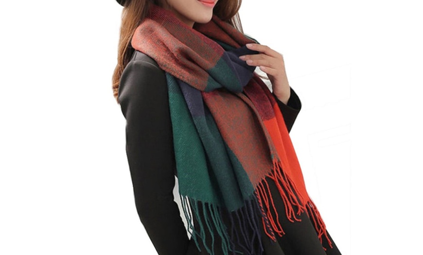 Image 16: Women's Oversized Pashmina Scarf