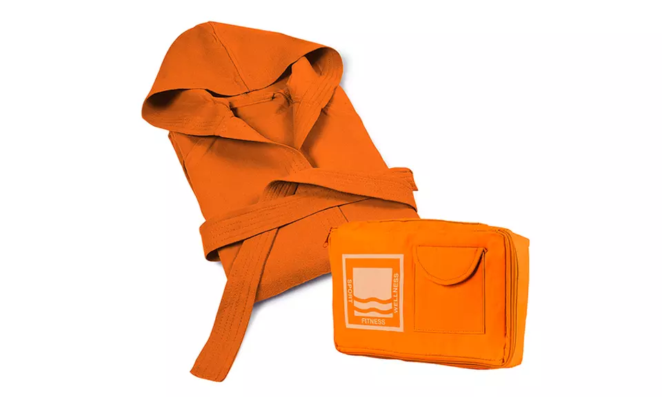 Accappatoio in microfibra con trattamento super assorbente