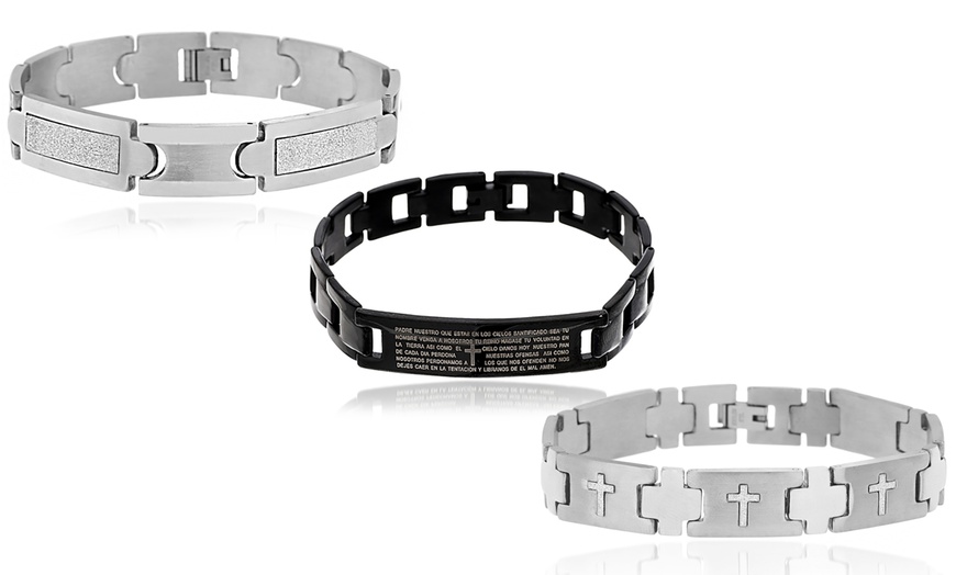 reinforcements men's stainless steel