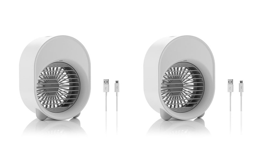 Image 4: Mini ventilateur Koolizer humidificateur d'InnovaGoods