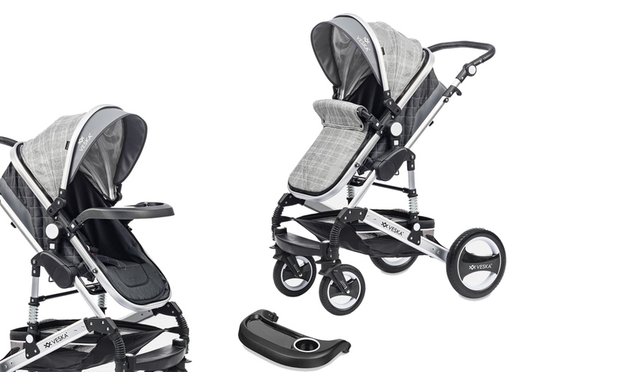 Image 3: Three in One Baby Stroller 