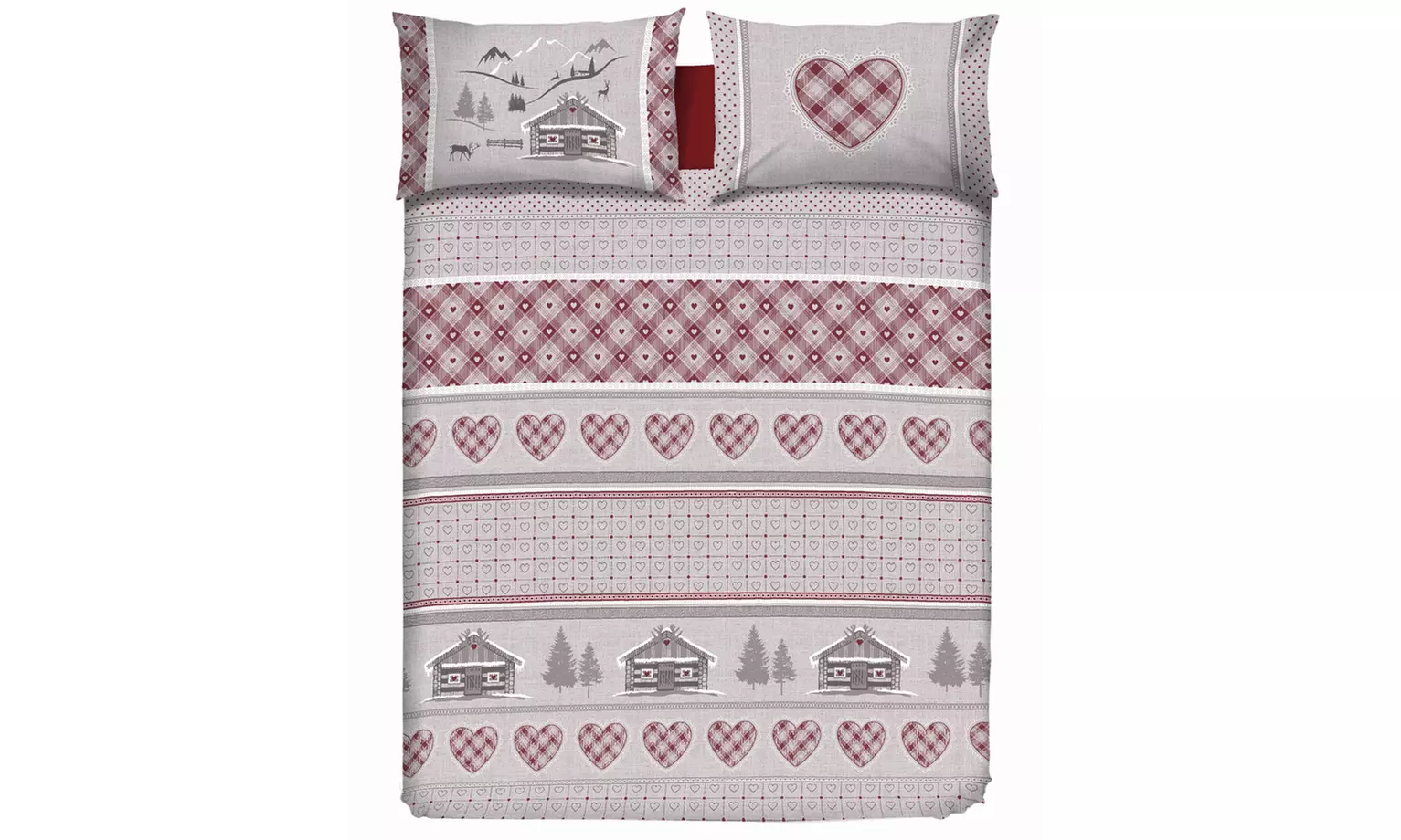 Copripiumino in fantasie invernali e tirolesi