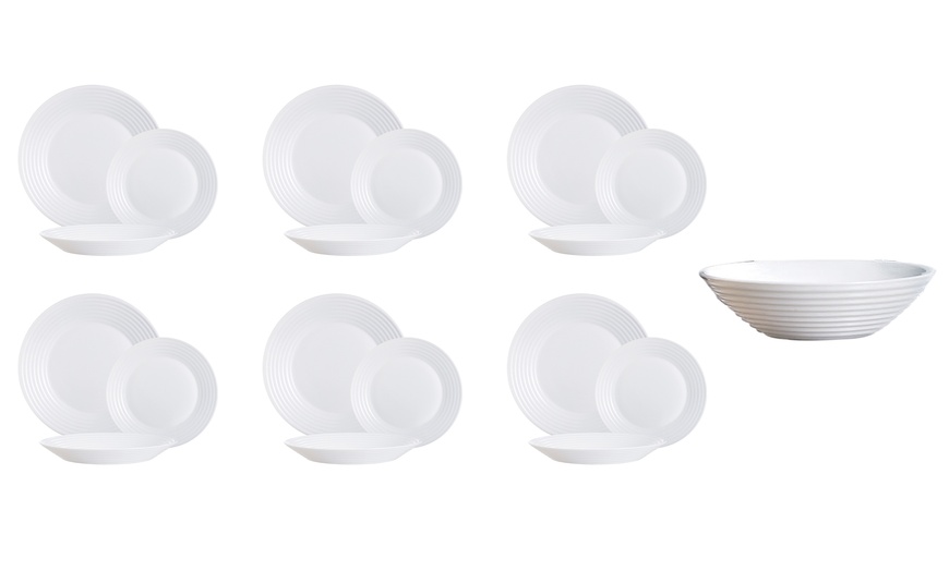 Image 9: Luminarc Harena 18- or 19-Piece Dinnerware Collection