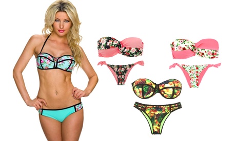 Fino a 3 modelli bikini disponibili in vari colori e 5 taglie
