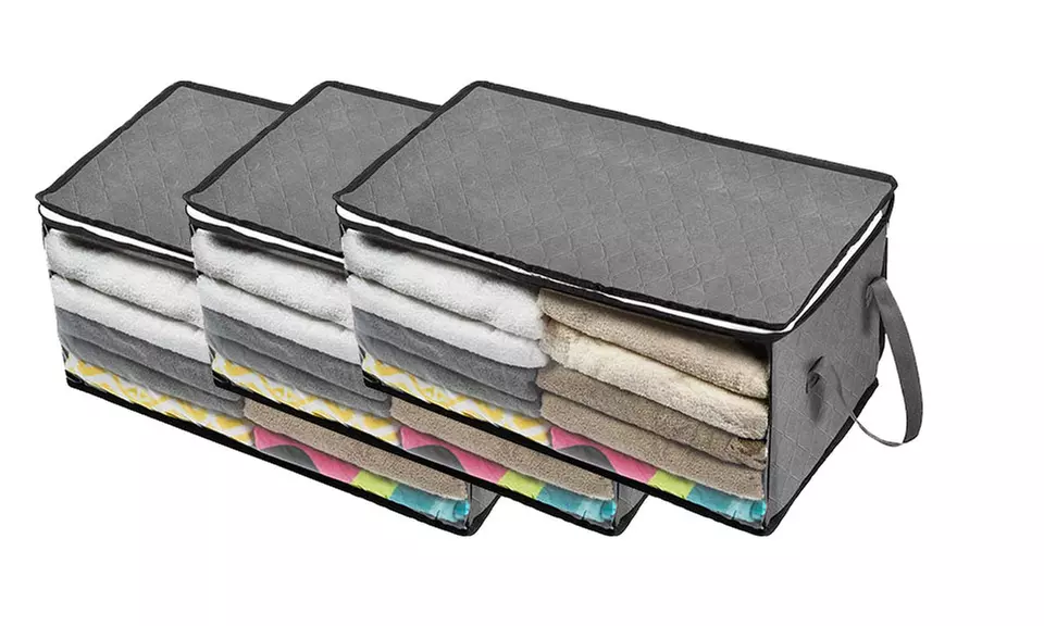 Up to Four Clothes and Linen Storage Organiser Bags