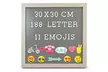 Pegboard with Emojis and Letters - Image 2