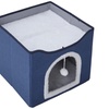 Image 5: Multifunctional Foldable Cat Bed with Scratching Pad 