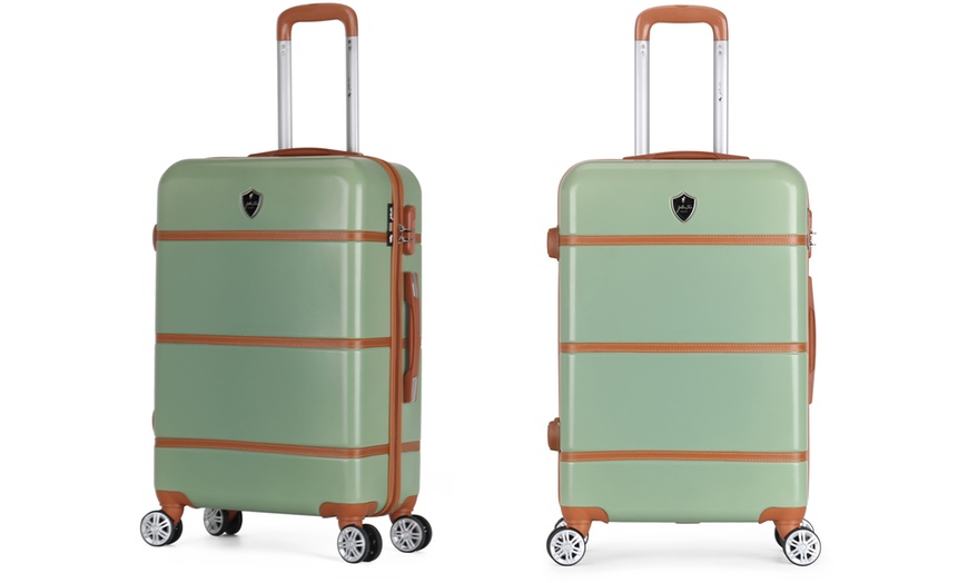 Image 17: Four Trolley Suitcases Set