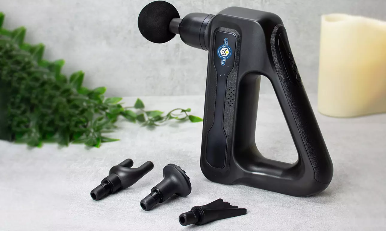 Cordless Massage Gun with Multiple Attachments - Primary Image
