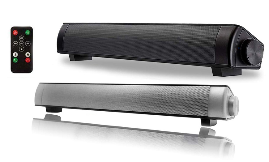 Image 1: Portable Bluetooth Soundbar