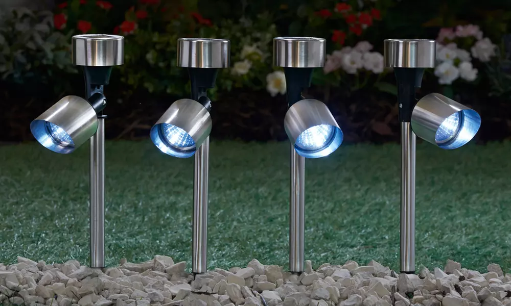 4 o 8 faretti solari in acciaio inox - Image 2