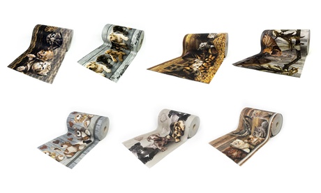 Tappeto passatoia in cotone gommato antiscivolo Made in Italy, disponibile in varie misure e varie fantasie