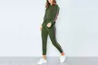 1 ou 2 ensembles sweat et pantalon avec deux bandes latérales, collection "Romy " - Second Medium