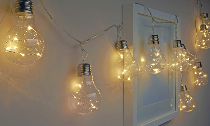 Image 2: Decorative Bulb String Lights