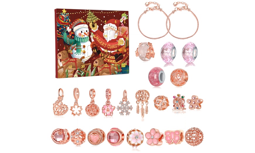 Image 3: Christmas Bracelet Making Kit Advent Countdown Calendar
