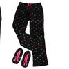 Image 4: Women's Super-Soft Cotton Pajama Pants and Slippers Set