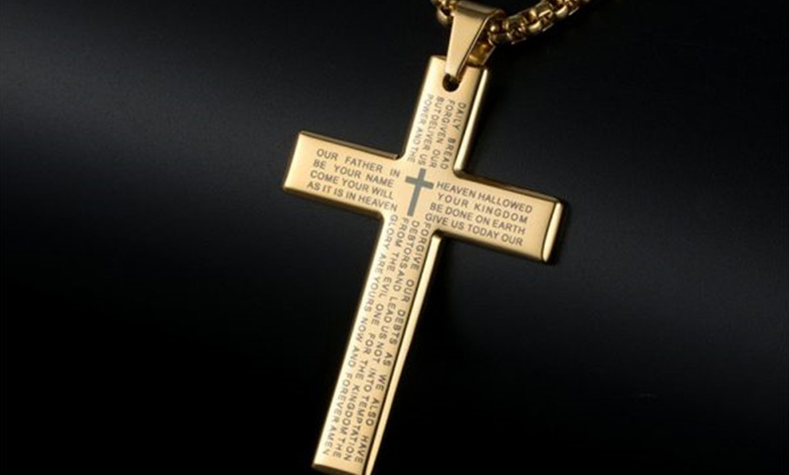 Image 6: Cross Pendant Necklace