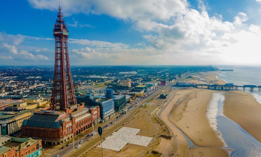 Image 1: Beachfront in Blackpool: Getaway for 2 with Breakfast, Dinner & More!